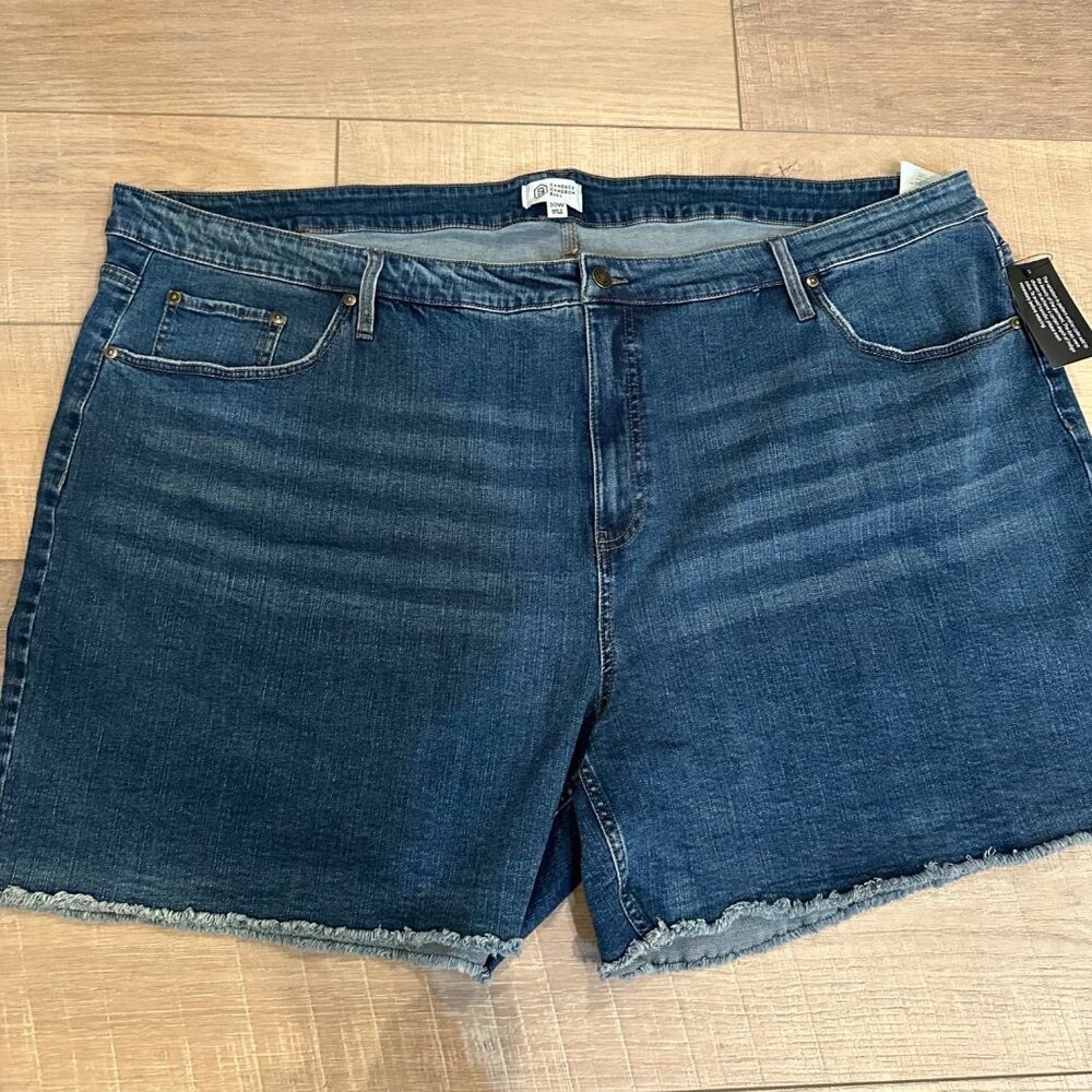 CANDACE CAMERON BURE WOMENS DENIM SHORTS 30W NEW
